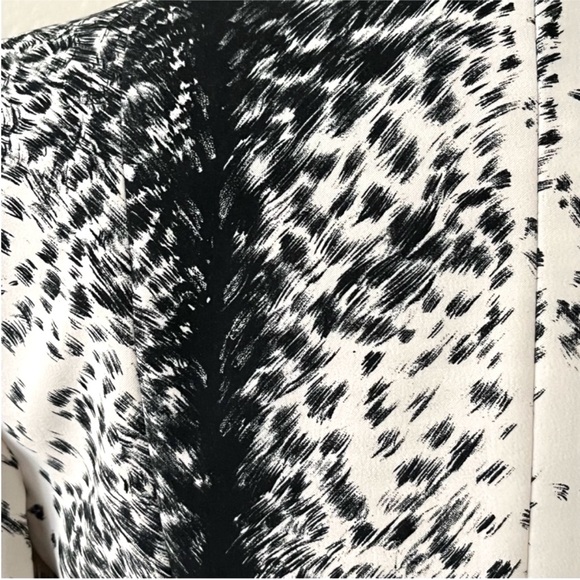 Alberto Makali Womens Animal Print MotoJacket Nehru Collar with leather trim - Picture 9 of 13